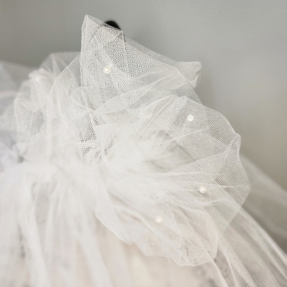 80s wedding bridal veil - Picture 4 of 6